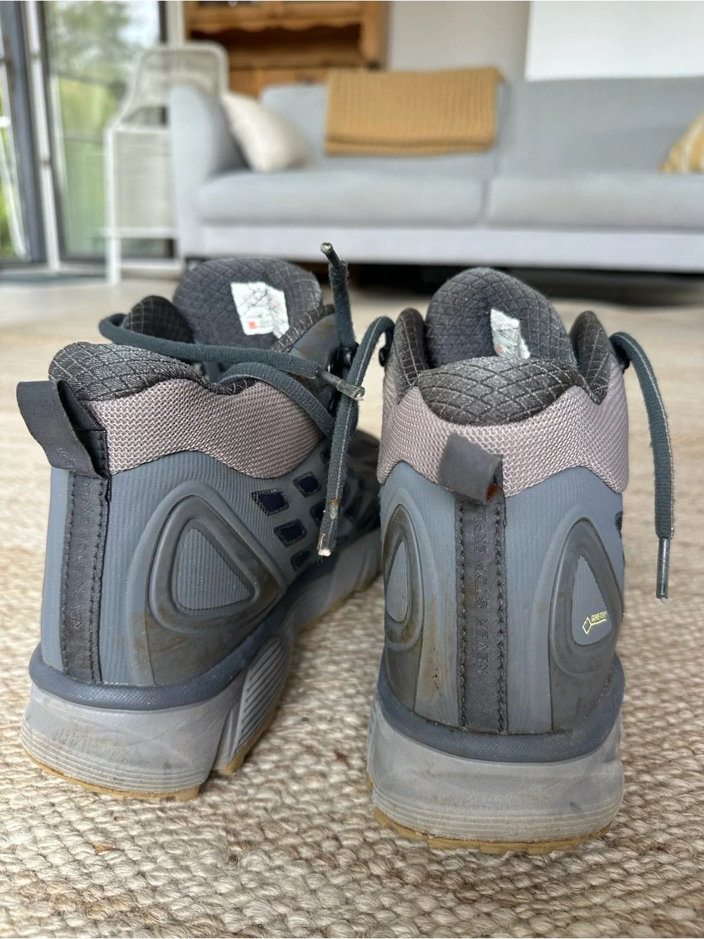The North Face Men’s Gray Hiking Boots